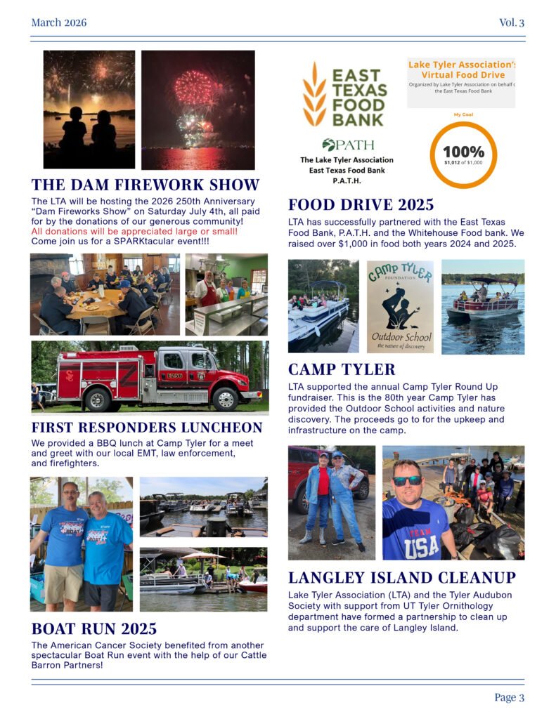 2026 tyler lake association newletter web3