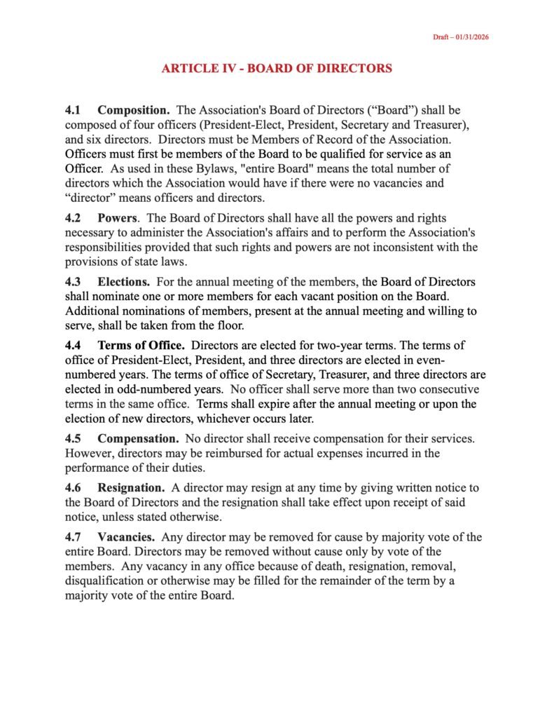 lta bylaw draft 3a board proposed for annual meeting page3